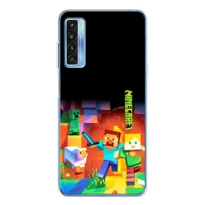 Чохли для TCL 20L Plus (Персонажі МайнКрафт) (Герой Майнкрафт)