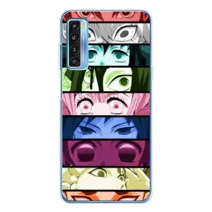 Силиконовые чехлы с глазами Anime для 20Л Плюс (Глаза Хашира)