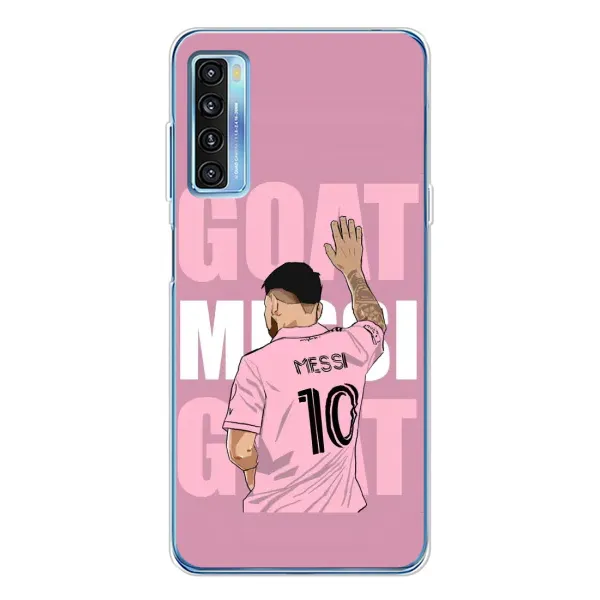 Чехол с рисунком «GOAT MESSI» для TCL 20L Plus