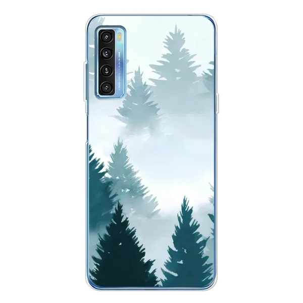 Чехол с рисунком «Горный лес» для TCL 20L Plus