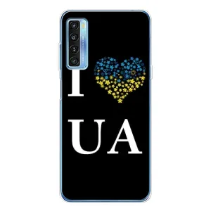 Силиконовый Чехол на TCL 20L Plus (Я-Украина) (I Love UA)