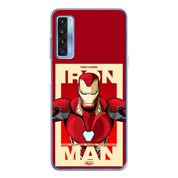 Чехол с рисунком «Iron man» для TCL 20L Plus Чехол с рисунком «Iron man» для TCL 20L Plus