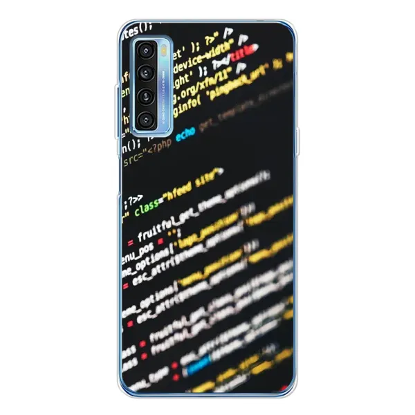 Чехол с рисунком «Код» для TCL 20L Plus