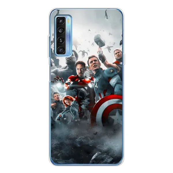 Чохол з малюнком «Команда марвел» для TCL 20L Plus