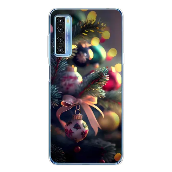 Чехол с рисунком «Красивая елочка» для TCL 20L Plus