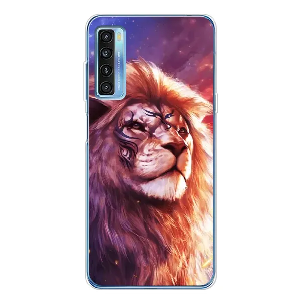 Чехол с рисунком «Красочный ЛЕВ» для TCL 20L Plus Чехол с рисунком «Красочный ЛЕВ» для TCL 20L Plus
