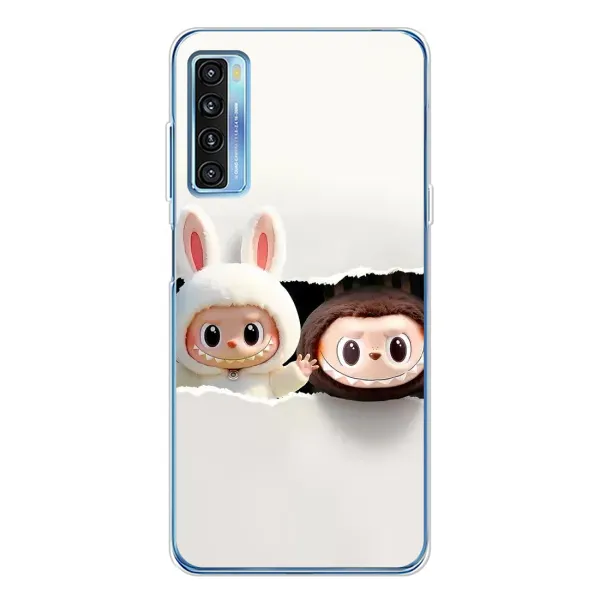 Чехол с рисунком «Фигурки Labubu» для TCL 20L Plus
