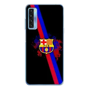Чехол для TCL 20L Plus (Барселона) (Лого Барсы)