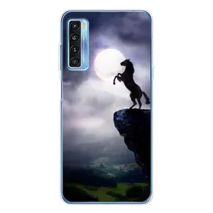 Чехлы с изображением разных животных для TCL 20L Plus (Лошадь)