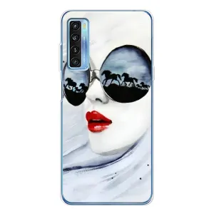 Чехол с картинкой Модные Девчонки TCL 20L Plus (Любительница коней)