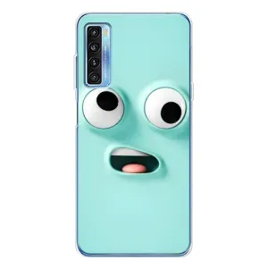 Силиконовые Чехлы (смешные стикеры) для TCL 20L Plus (Забавное мятное лицо)