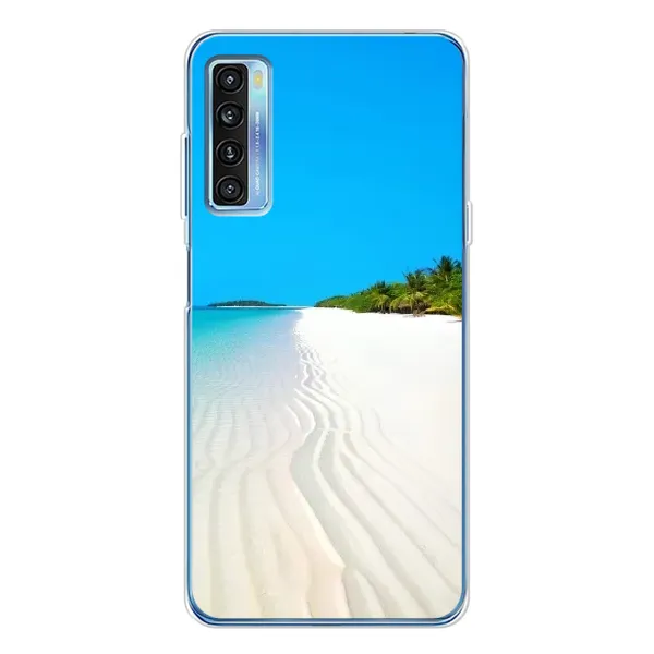 Чехол с рисунком «Море песок» для TCL 20L Plus