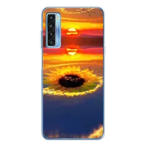 Чехлы с картинкой Подсолнухов для 20Л Плюс (Небо подсолнух)