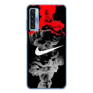 Силиконовый Чехол на TCL 20L Plus с картинкой Nike (Nike дым)
