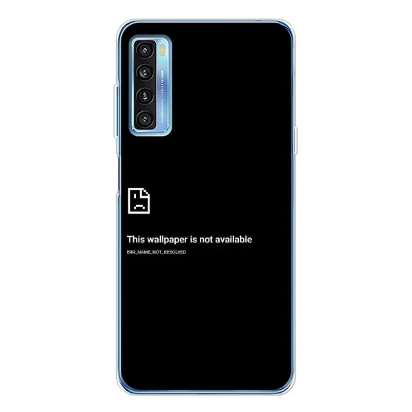 Чехол с рисунком «Ошибка» для TCL 20L Plus