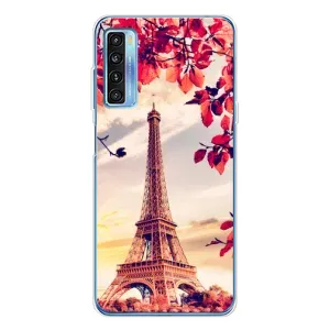 Чехол с Эйфелевой башней на TCL 20L Plus (Paris photo)