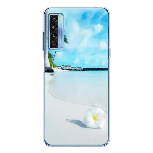 Чехол с рисунком «Пляж» для TCL 20L Plus