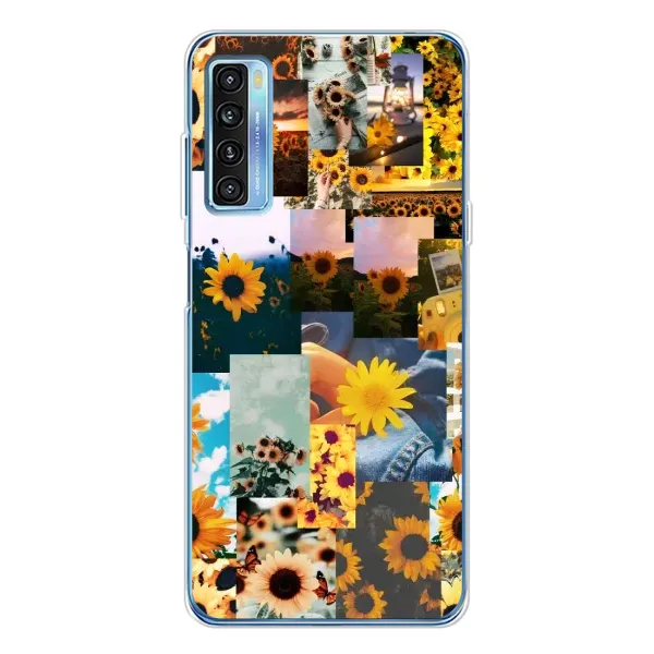 Чехол с рисунком «Подсолнуховый дизайн» для TCL 20L Plus Чехол с рисунком «Подсолнуховый дизайн» для TCL 20L Plus