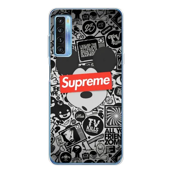 Чехол с рисунком «Supreme Маус» для TCL 20L Plus Чехол с рисунком «Supreme Маус» для TCL 20L Plus