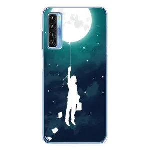 Чехол (ТПУ) с планетами на TCL 20L Plus (To The moon)