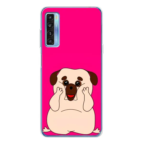 Чохол з малюнком «Веселий Мопсік» для TCL 20L Plus Чохол з малюнком «Веселий Мопсік» для TCL 20L Plus