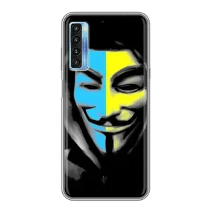 Чехол с Украинской символикой на 20Л (Анонимус патриот)