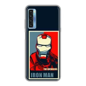 Чохол Супергерой Залізна Людина на TCL 20L (Art Iron man)