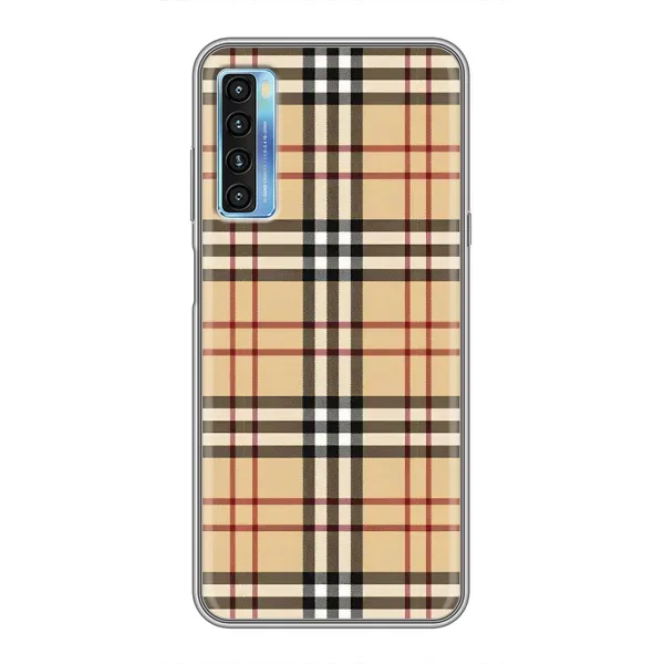 Чехол с рисунком «Burberry стиль» для TCL 20L Чехол с рисунком «Burberry стиль» для TCL 20L