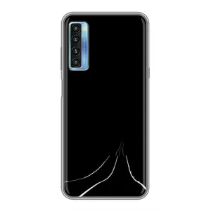Чохол з картинками на чорному фоні для TCL 20L (Дорога)