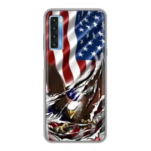 Чехол Флаг USA для TCL 20L (Флаг USA)