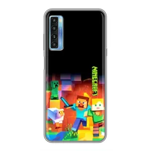 Чохли для TCL 20L (Персонажі МайнКрафт) (Герой Майнкрафт)