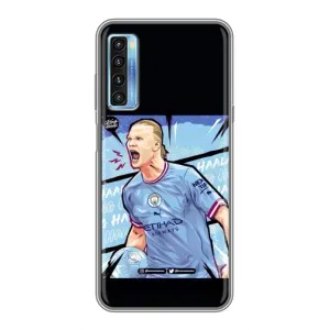 Чехлы с принтом для TCL 20L Футболист (гол Эрлинг Холланд)