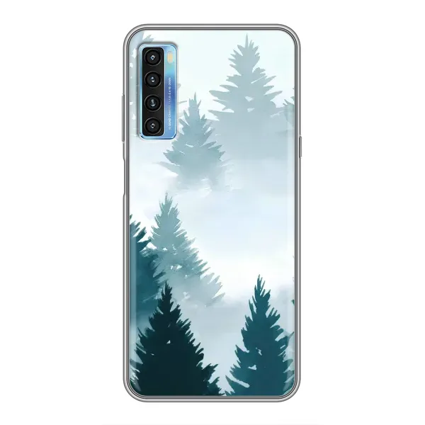 Чехол с рисунком «Горный лес» для TCL 20L Чехол с рисунком «Горный лес» для TCL 20L