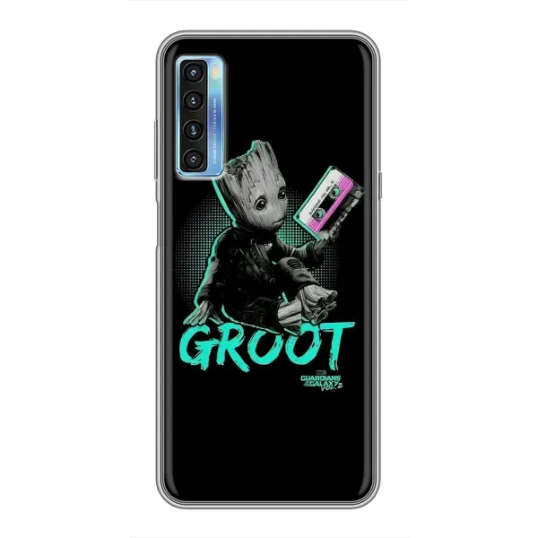 Чехол с рисунком «Groot» для TCL 20L Чехол с рисунком «Groot» для TCL 20L