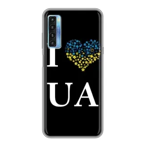 Силиконовый Чехол на TCL 20L (Я-Украина) (I Love UA)