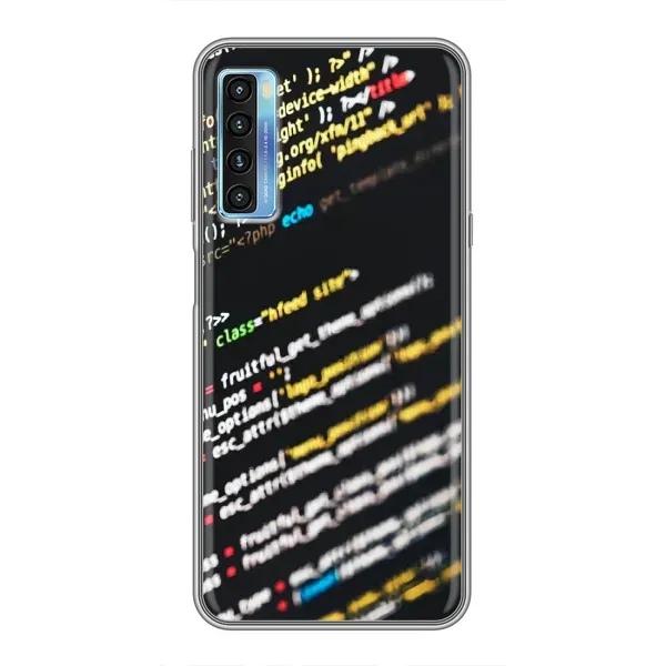 Чехол с рисунком «Код» для TCL 20L