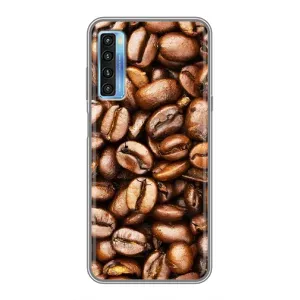 Чехол с изображением  вкусной еды для TCL 20L (Кофе)