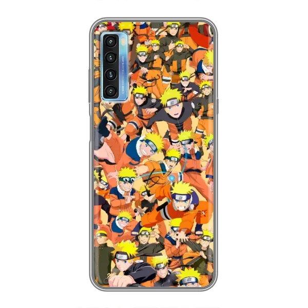 Чехол с рисунком «Коллаж Наруто» для TCL 20L
