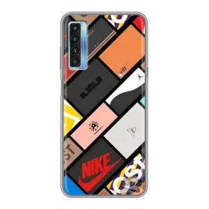 Чехол с рисунком «Коробки» для TCL 20L