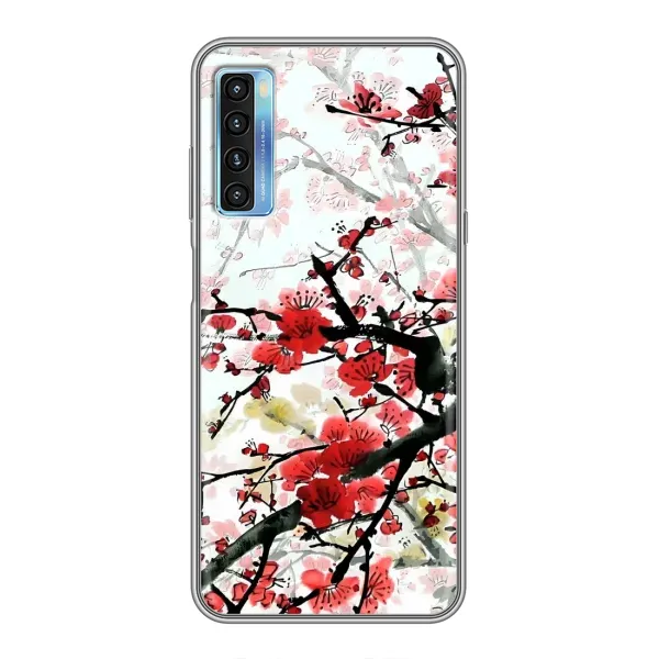 Чехол с рисунком «Красивая Сакура» для TCL 20L Чехол с рисунком «Красивая Сакура» для TCL 20L