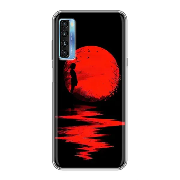 Чехол с рисунком «Красный Закат» для TCL 20L Чехол с рисунком «Красный Закат» для TCL 20L