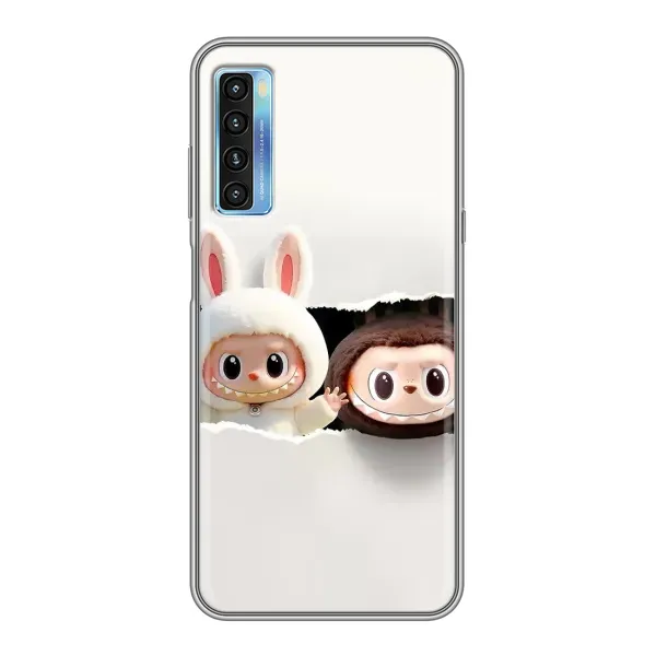 Чехол с рисунком «Фигурки Labubu» для TCL 20L Чехол с рисунком «Фигурки Labubu» для TCL 20L