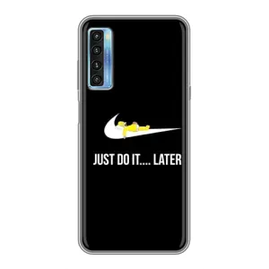 Силиконовый Чехол на TCL 20L с картинкой Nike (Later)