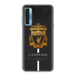 Силиконовые Чехлы принт Футбол на TCL 20L (Liverpool)