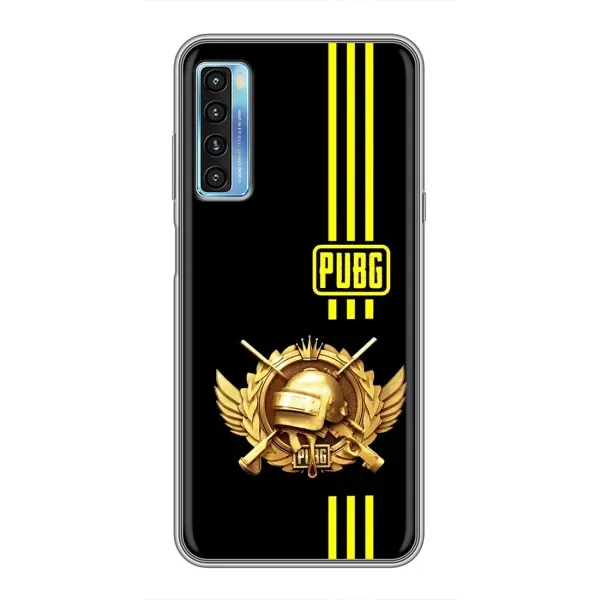 Чехол с рисунком «Лого PUPG» для TCL 20L Чехол с рисунком «Лого PUPG» для TCL 20L