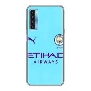 Силиконовые Чехлы принт Футбол на TCL 20L (Man City)