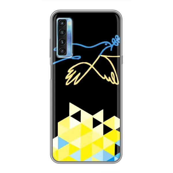 Чохол з малюнком «Мир для Укрїни» для TCL 20L Чохол з малюнком «Мир для Укрїни» для TCL 20L