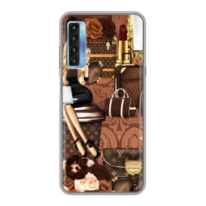Чохол Стиль Louis Vuitton на TCL 20L (Мода Луі Віттон)
