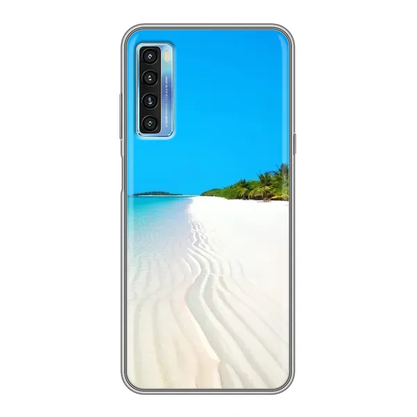Чехол с рисунком «Море песок» для TCL 20L Чехол с рисунком «Море песок» для TCL 20L