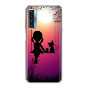 Чехол с рисунком «На качели» для TCL 20L